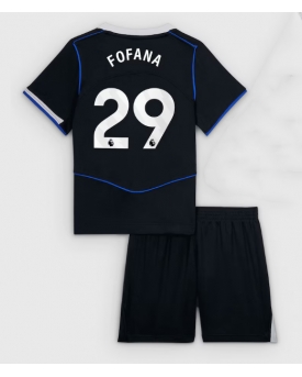 Billige Fotballdrakt Chelsea Wesley Fofana #29 Replika Tredjedraktsett Barn 2025-26 Kortermet (med bukser)